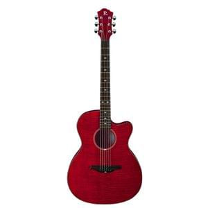 BC Rich BCR3TRD Trans Red Finish Acoustic Electric Guitar
